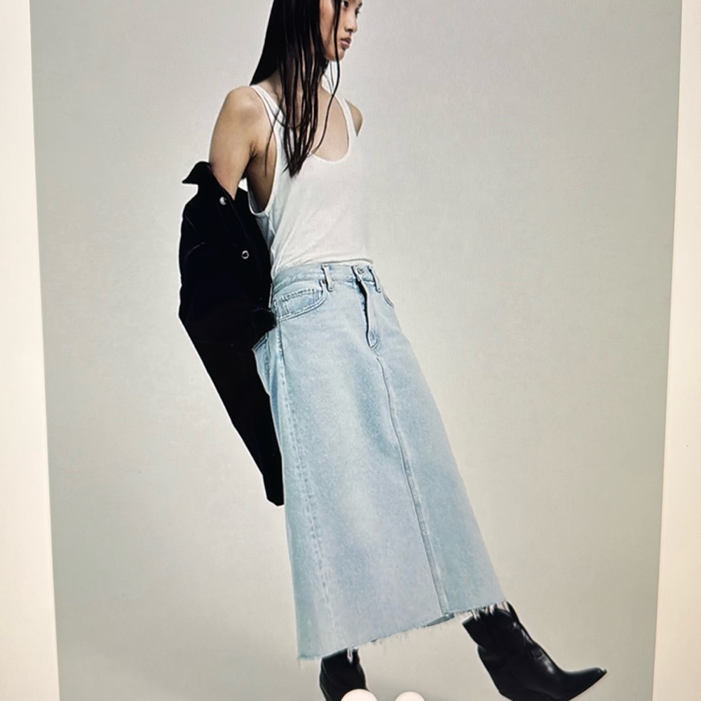 AGOLDE Denim Skirt